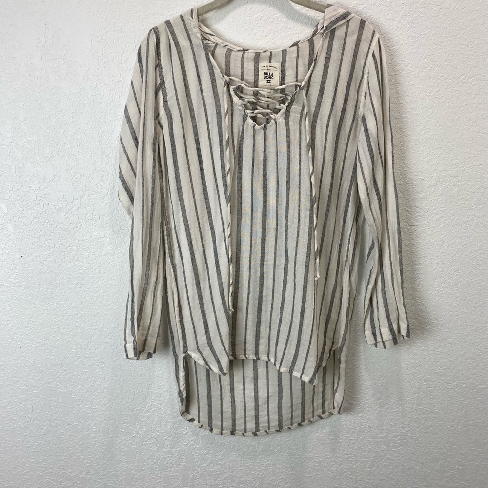 Billabong Lightweight Striped Hooded Top